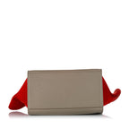 Celine Trapeze Tricolor Leather Satchel (SHG-27023)