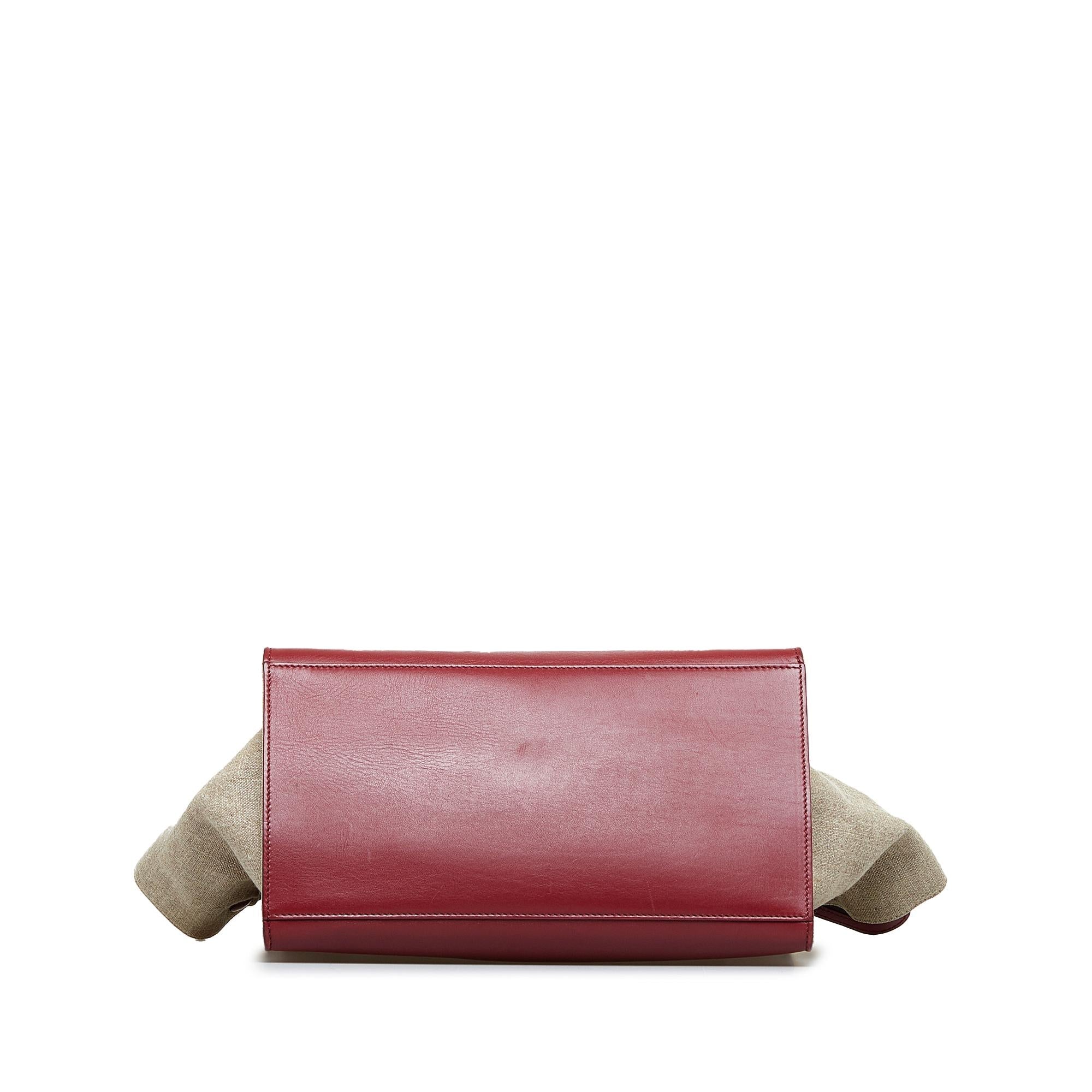 Celine Trapeze Tricolor Satchel (SHG-xrb8EN)