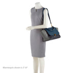 Celine Tricolor Calfskin Small Trapeze Bag (SHF-17369)