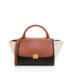 Celine Tricolor Calfskin Small Trapeze Bag