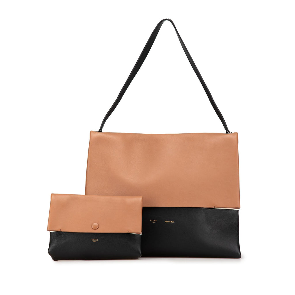 Celine Tricolor Leather All Soft Shoulder Bag