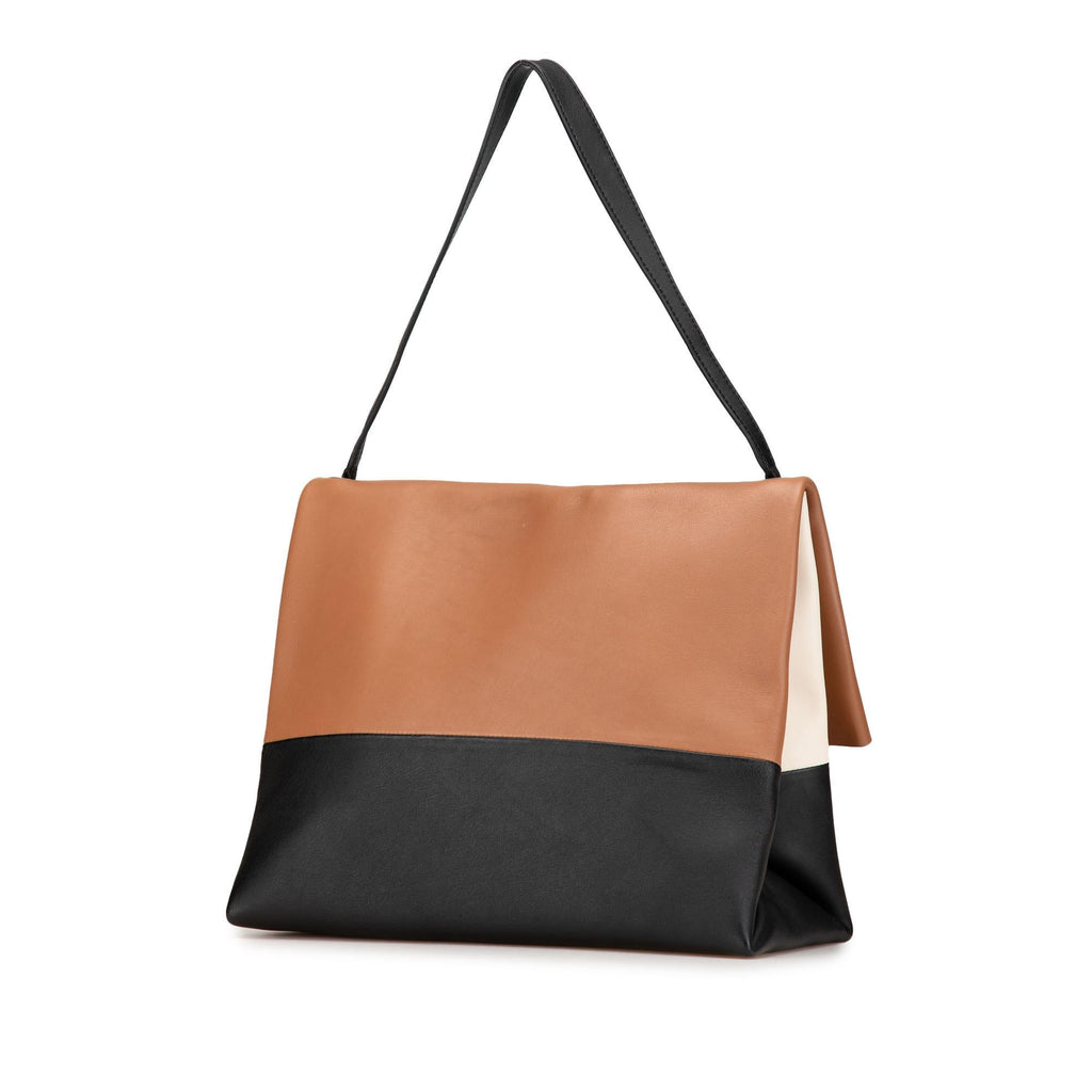 Celine Tricolor Leather All Soft Shoulder Bag