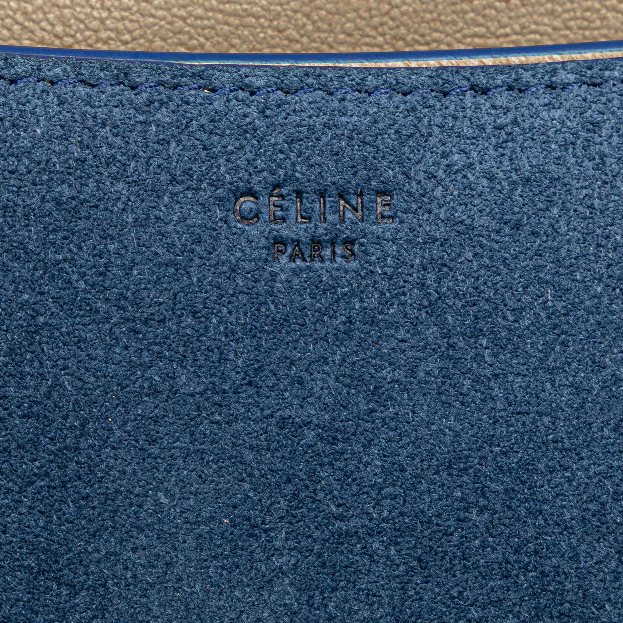 Celine Tricolor Leather Diamond Shoulder Bag (SHG-xsaZNr)