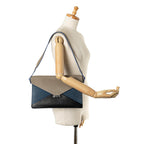 Celine Tricolor Leather Diamond Shoulder Bag (SHG-xsaZNr)