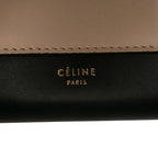 Celine Tricolor Leather Pocket Envelope Wallet On Chain