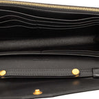 Celine Tricolor Leather Pocket Envelope Wallet On Chain