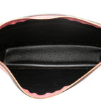 Celine Tricolor Leather Pocket Envelope Zip Crossbody