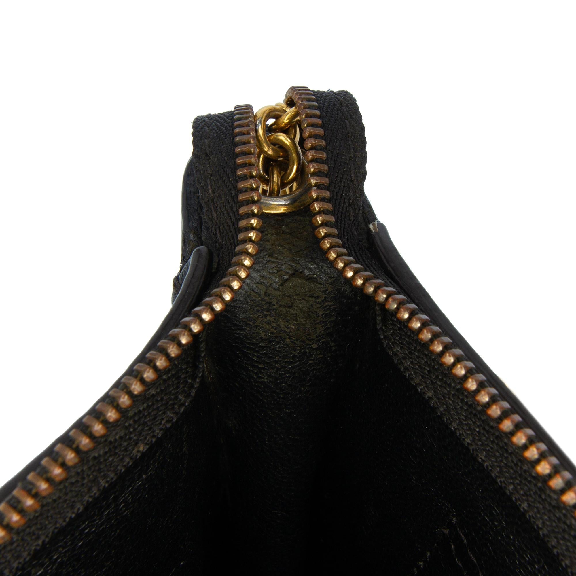 Celine Tricolor Leather Pocket Envelope Zip Crossbody