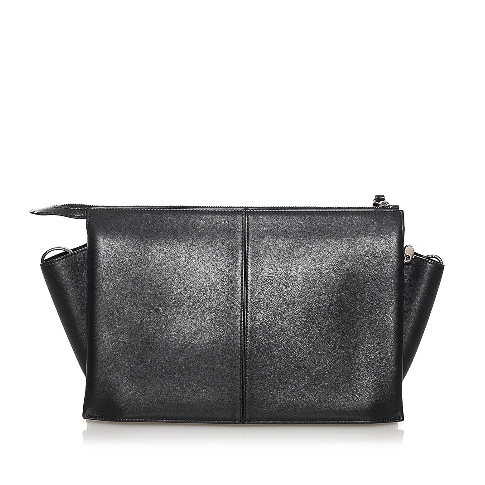 Celine Trifold Leather Crossbody Bag (SHG-31157)