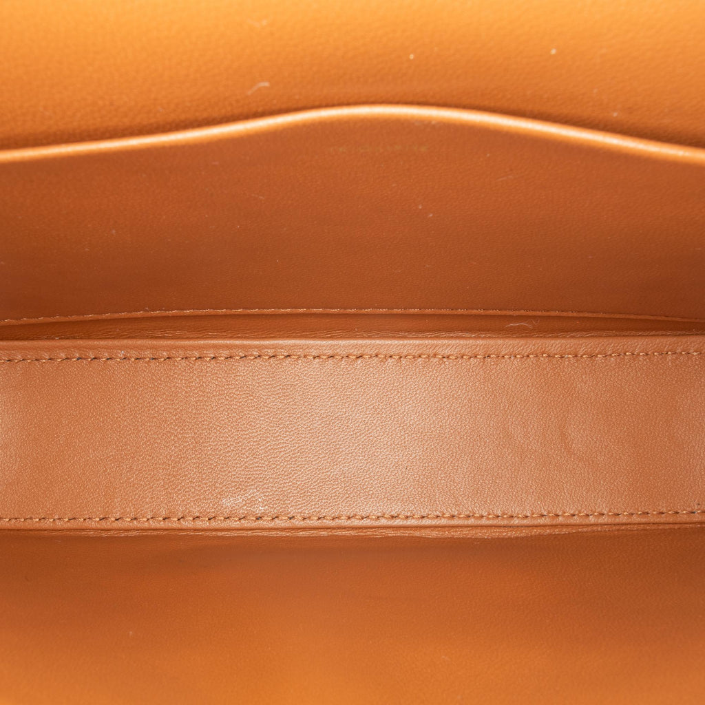 Celine Triomphe Calfskin Claude Shoulder Bag (SHG-bdLDog)