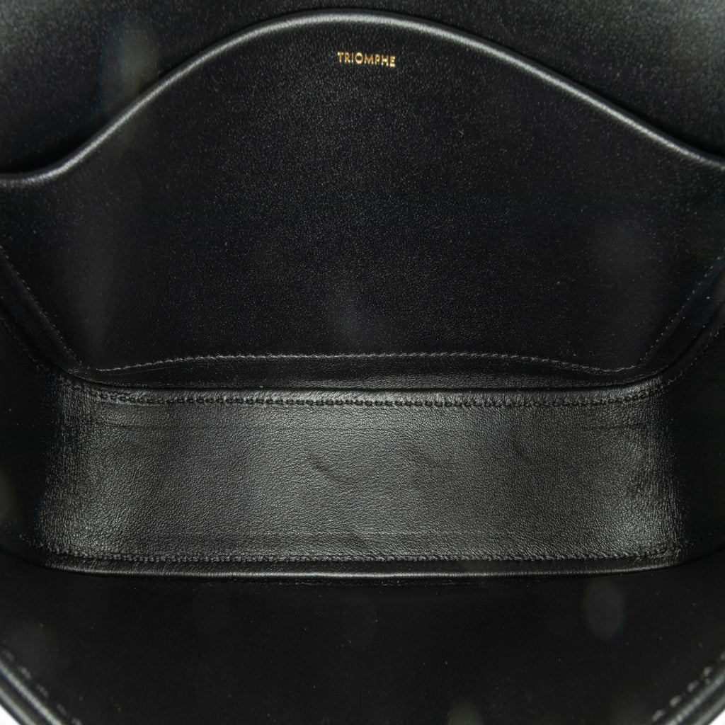 Celine Triomphe Calfskin Claude Shoulder Bag (SHG-lZlb7R)