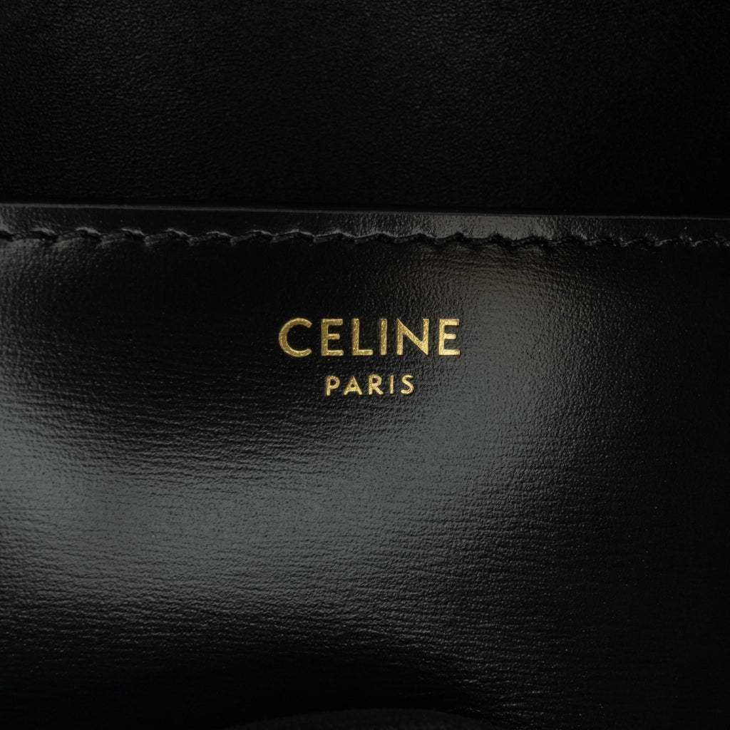 Celine Triomphe Calfskin Claude Shoulder Bag (SHG-lZlb7R)