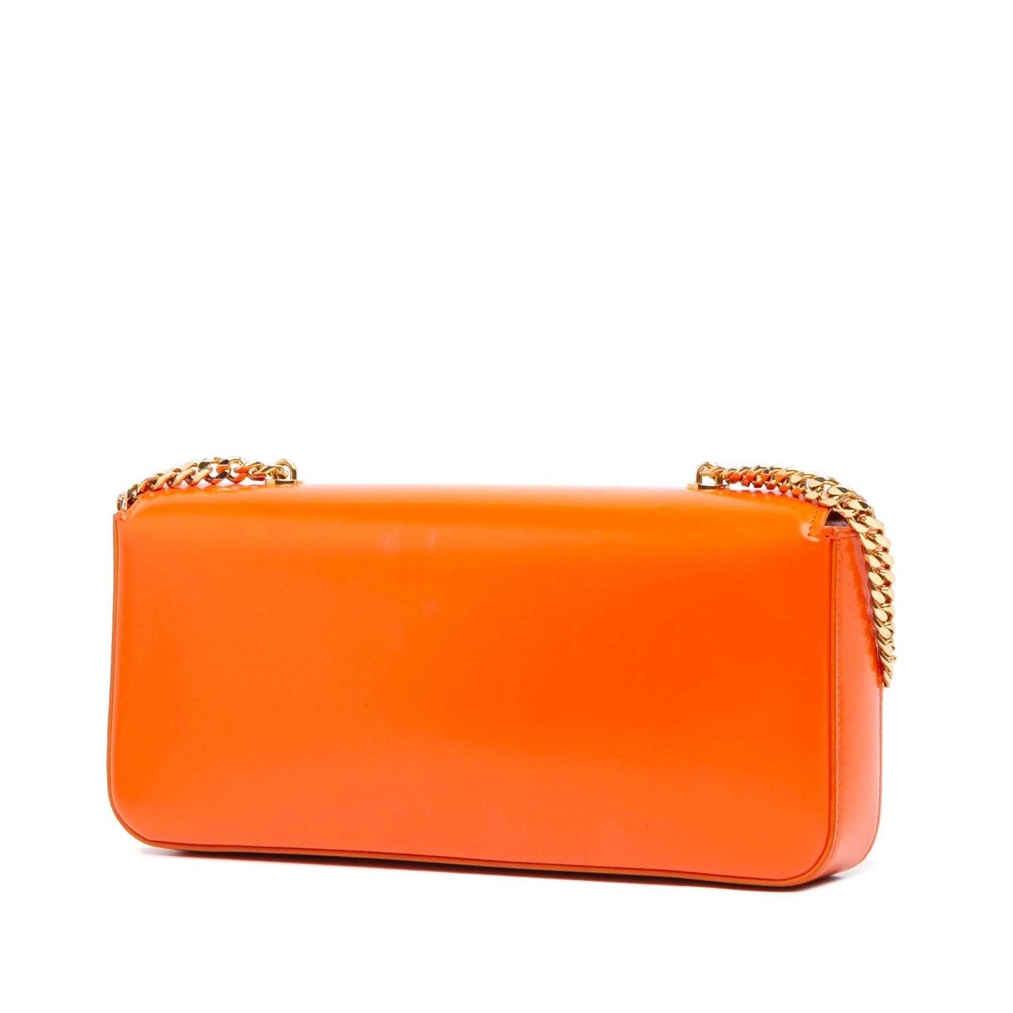 Celine Triomphe Calfskin Cuir Chain Shoulder Bag