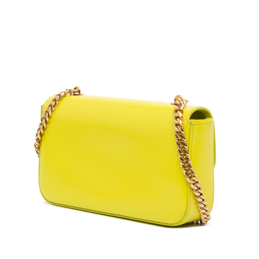 Celine Triomphe Calfskin Cuir Chain Shoulder Bag
