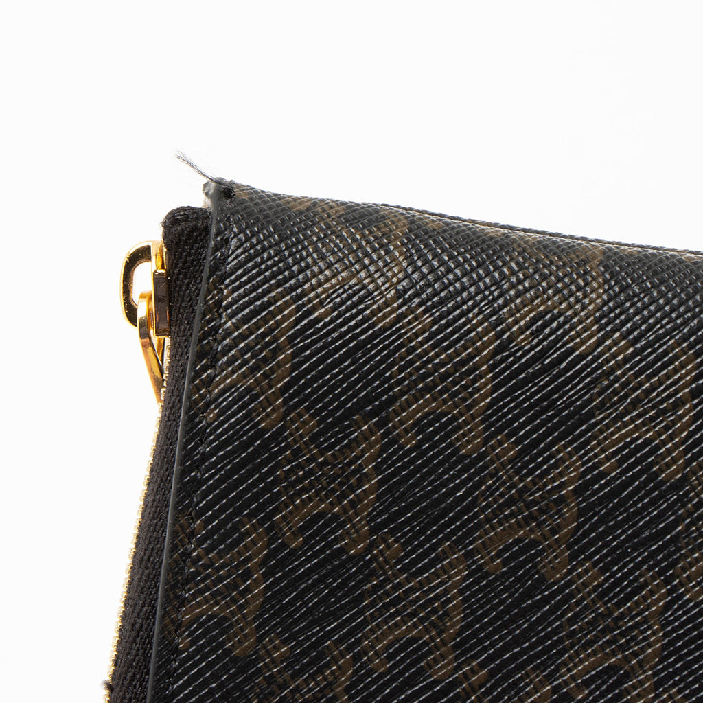 Celine Triomphe Canvas Logo Coin Pouch