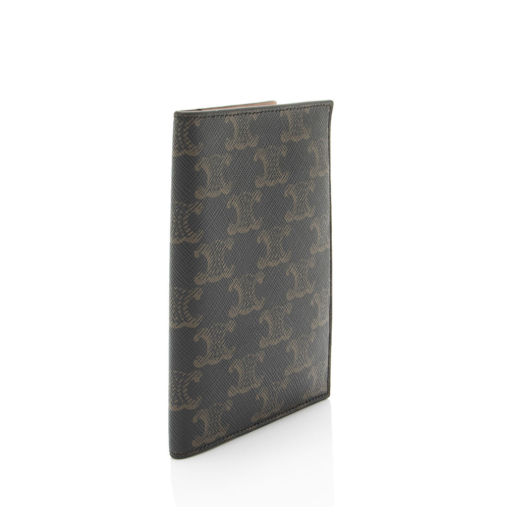 Celine Triomphe Canvas Passport Cover