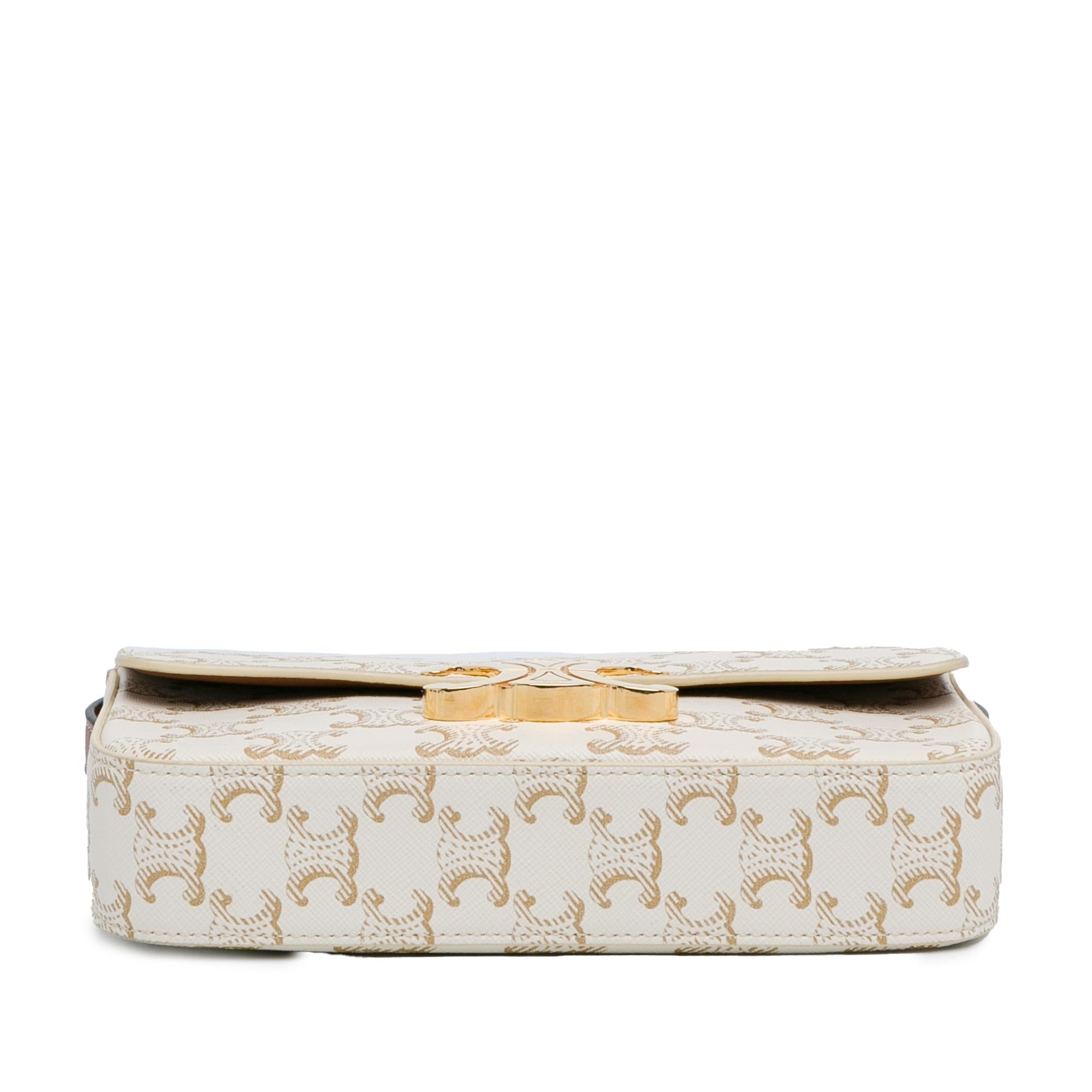 Celine Triomphe Claude Shoulder Bag (SHG-nRwJZJ)