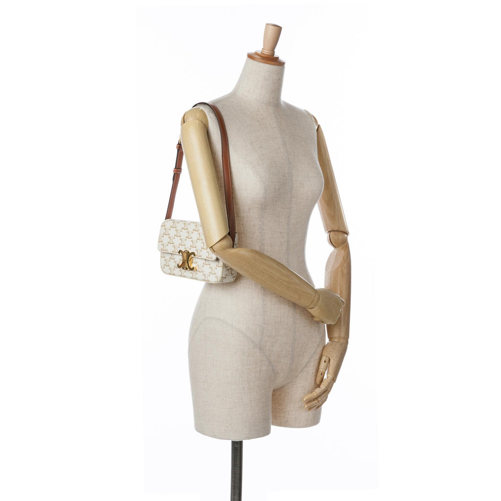 Celine Triomphe Claude Shoulder Bag (SHG-nRwJZJ)