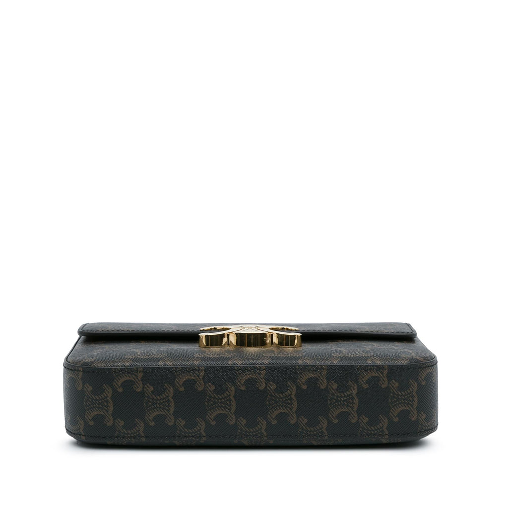 Celine Triomphe Claude Shoulder Bag (SHG-6baNOB)