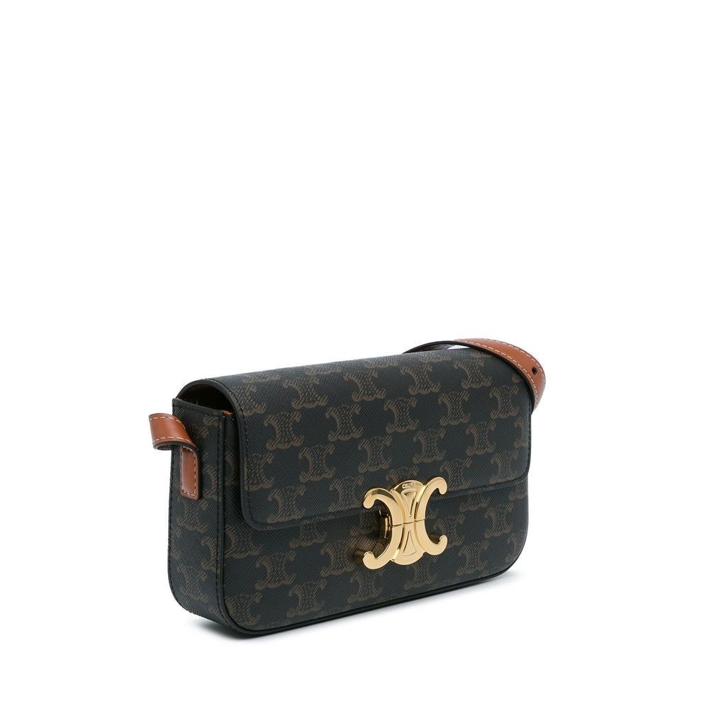 Celine Triomphe Claude Shoulder Bag (SHG-6baNOB)