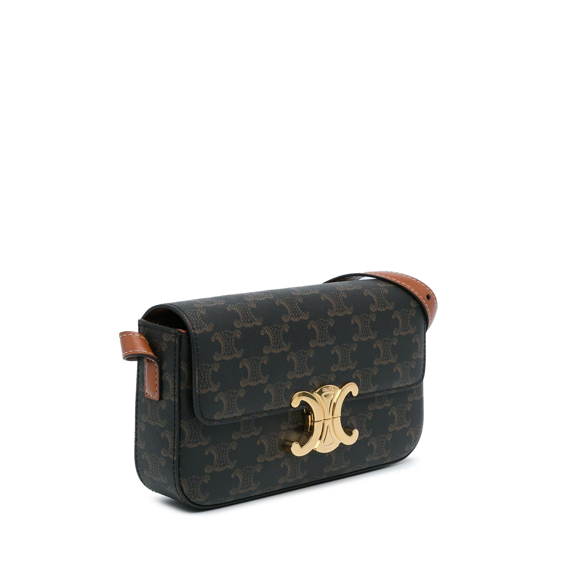 Celine Triomphe Claude Shoulder Bag (SHG-6baNOB)