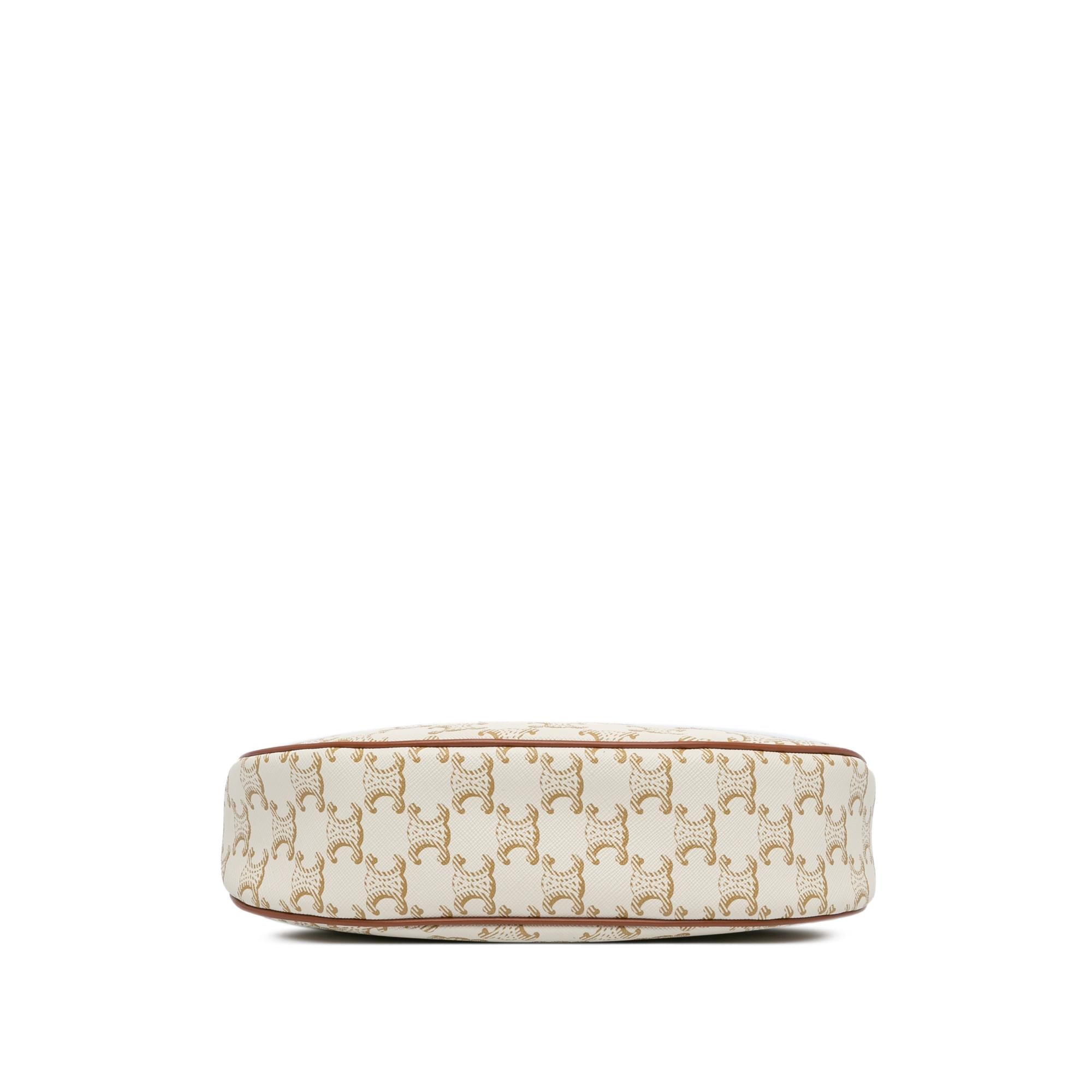 Celine Triomphe Coated Canvas Ava Shoulder Bag