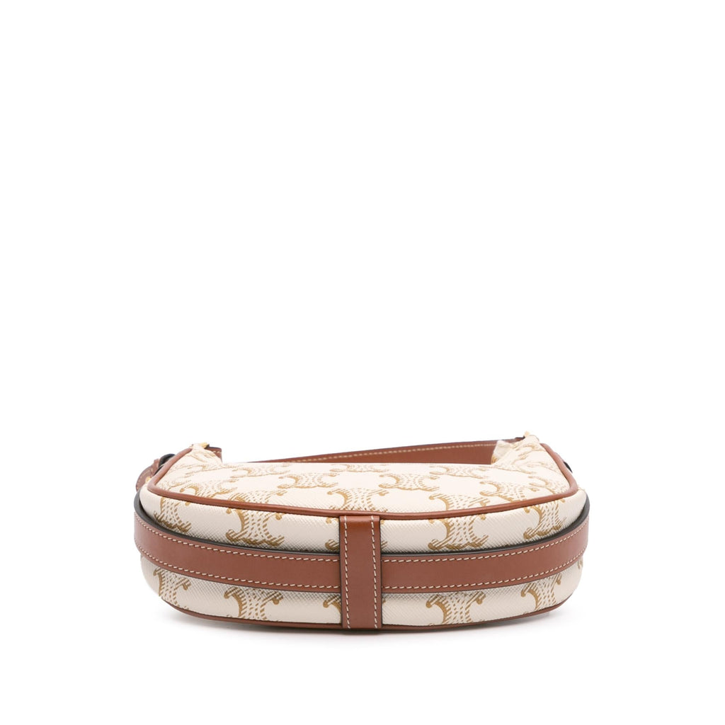 Celine Triomphe Coated Canvas Ava Shoulder Bag