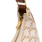 Celine Triomphe Coated Canvas Ava Shoulder Bag