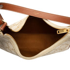 Celine Triomphe Coated Canvas Ava Shoulder Bag