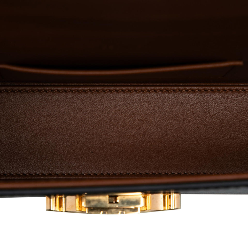 Celine Triomphe Coated Canvas Box Top Handle Bag