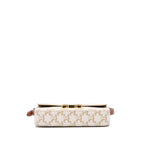 Celine Triomphe Coated Canvas Claude Shoulder Bag
