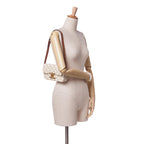 Celine Triomphe Coated Canvas Claude Shoulder Bag