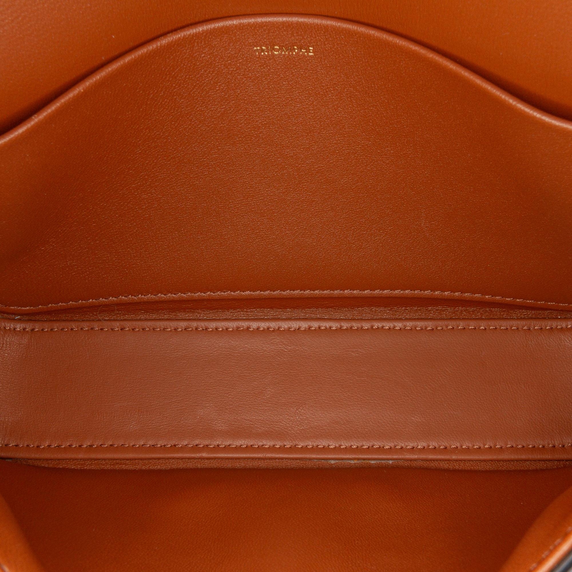 Celine Triomphe Coated Canvas Claude Shoulder Bag