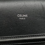 Celine Triomphe Coated Canvas Phone Pouch Flap Crossbody