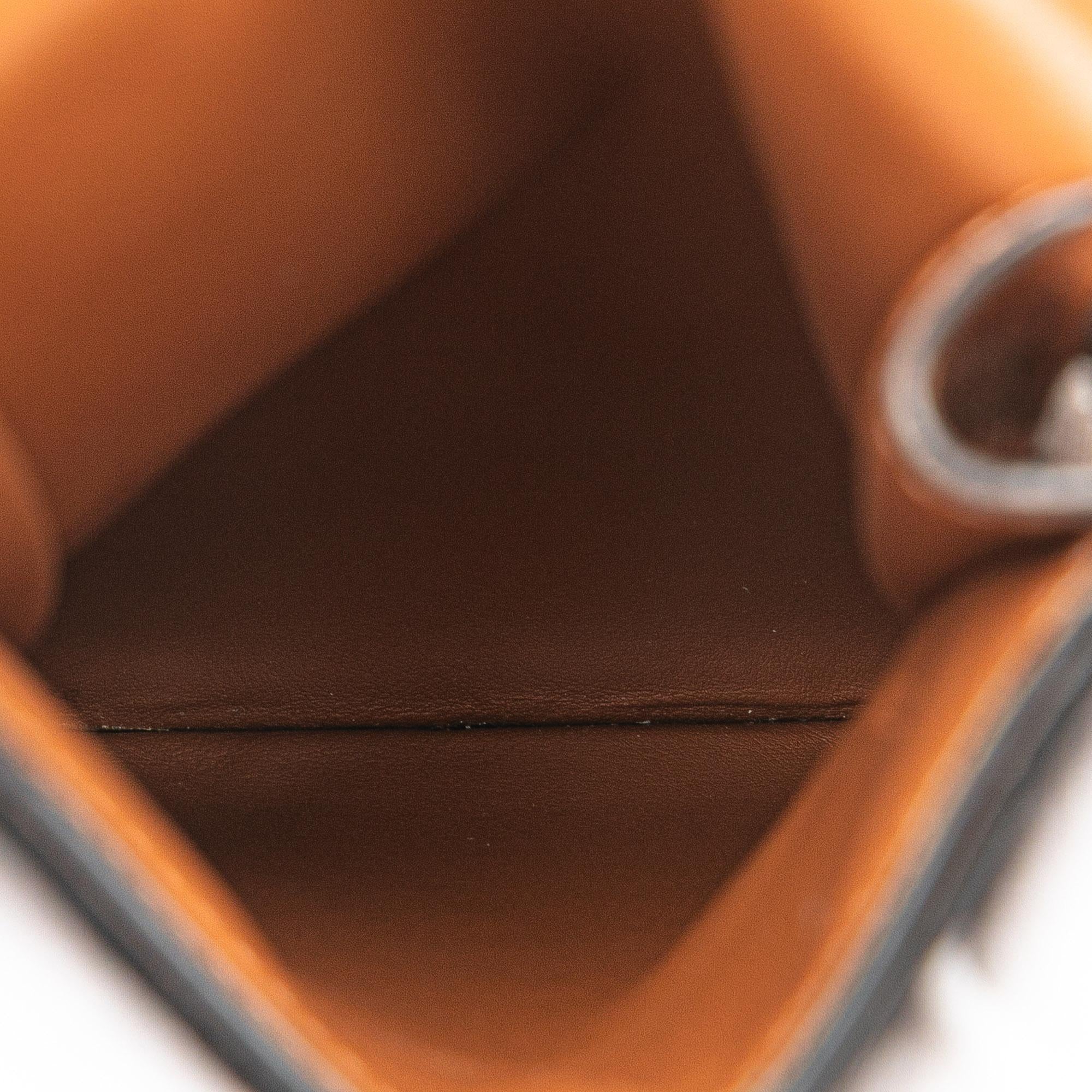 Celine Triomphe Coated Canvas Phone Pouch Flap Crossbody