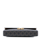 Celine Triomphe Coated Canvas Triomphe Chain Shoulder Bag