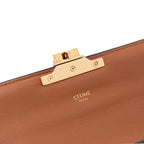 Celine Triomphe Coated Canvas Triomphe Chain Shoulder Bag