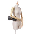 Celine Triomphe Coated Canvas Triomphe Chain Shoulder Bag