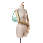 Celine Triomphe Leather Claude Shoulder Bag