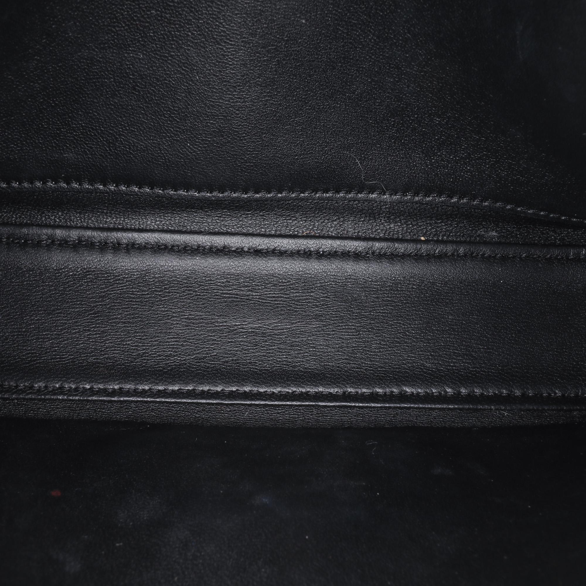 Celine Triomphe Leather Claude Shoulder Bag