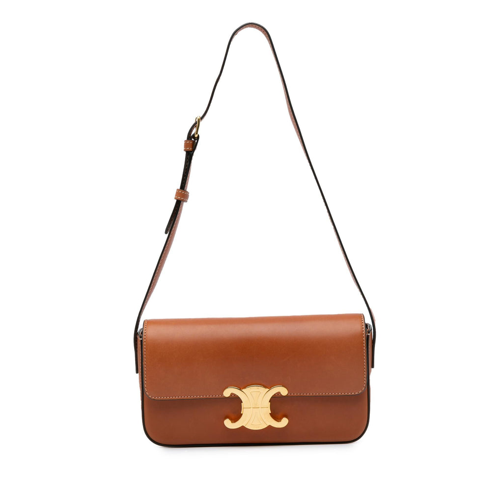 Celine Triomphe Leather East-West Crossbody