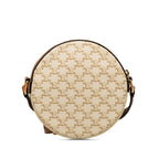 Celine Triomphe Round Purse on Strap (SHG-miPFWr)