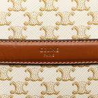 Celine Triomphe Round Purse on Strap