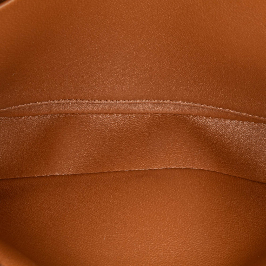 Celine Tweed Triomphe Claude Chain Shoulder Bag