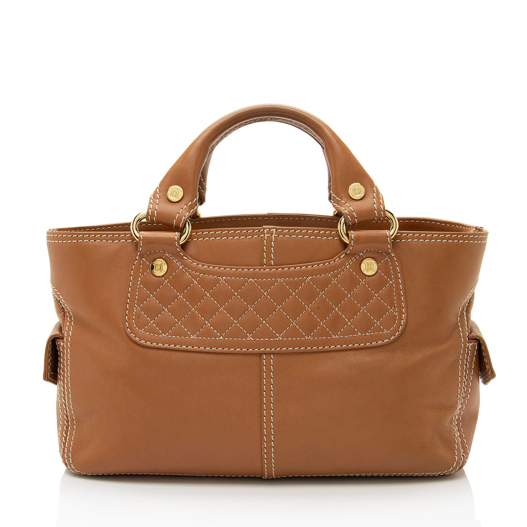 Celine Vintage Leather Biker Boogie Bag