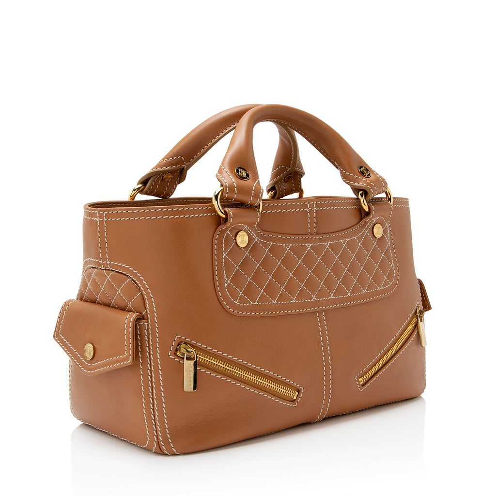 Celine Vintage Leather Biker Boogie Bag