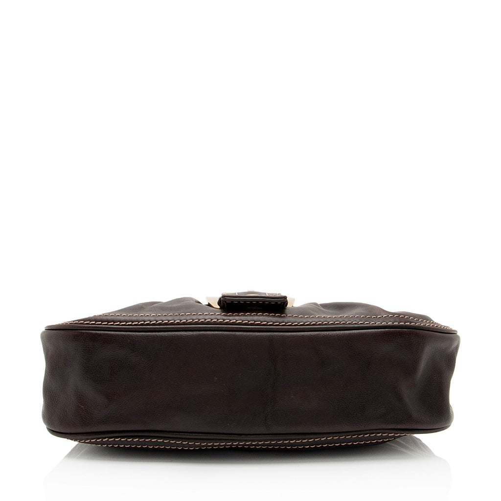 Celine Vintage Leather Buckle Shoulder Bag (SHF-2mqWEo)