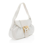 Celine Vintage Leather Buckle Shoulder Bag (SHF-Eqi2Xs)