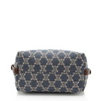 Celine Vintage Macadam Denim Small Satchel (SHF-7wuKrh)