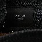 Celine Woven Raffia Nano Bucket Bag